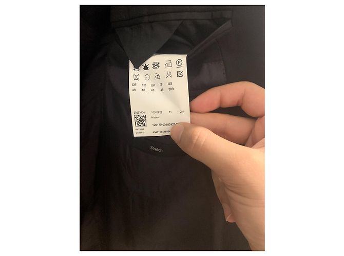 Costume Hugo Boss 100% laine 48 Nero - vista 4