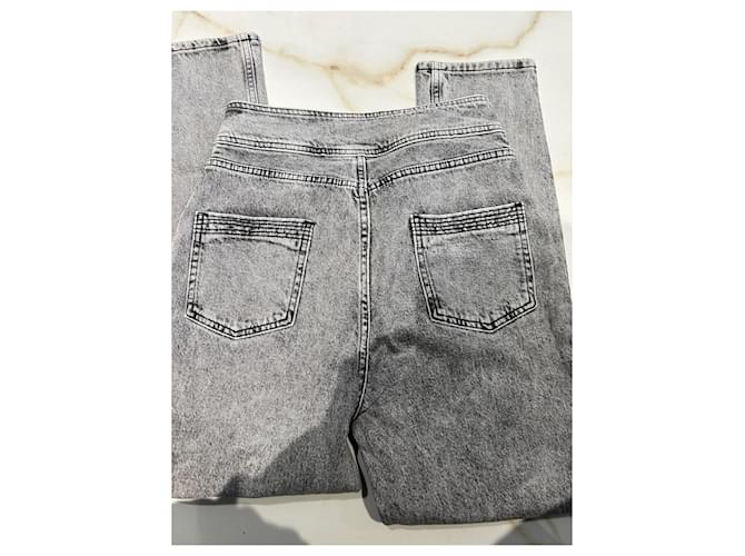 Bash Jeans aus grauer Baumwolle - Ansicht 2