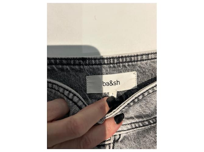Bash Jeans aus grauer Baumwolle - Ansicht 4