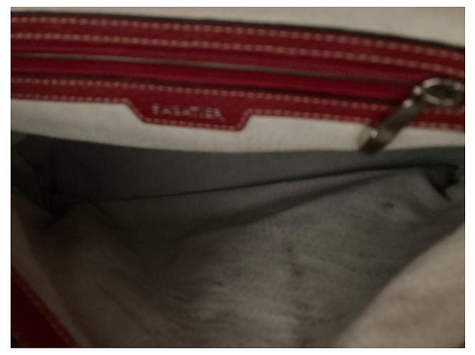 Autre Marque Borsa Fred Sabatier in pelle martellata rossa Rosso - vista 7