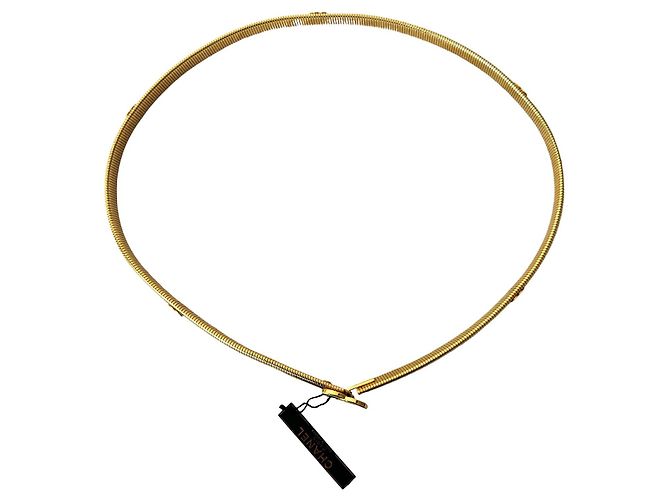 Cambon Chanel Gasschlauchgürtel Golden - Ansicht 3