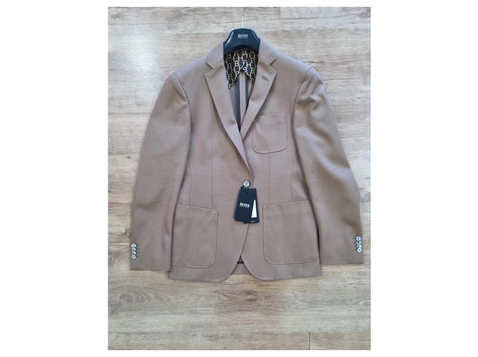 Blazer Hugo Boss FR 48 Neuauflage von BOSS BLACK Braun Beige - Ansicht 2