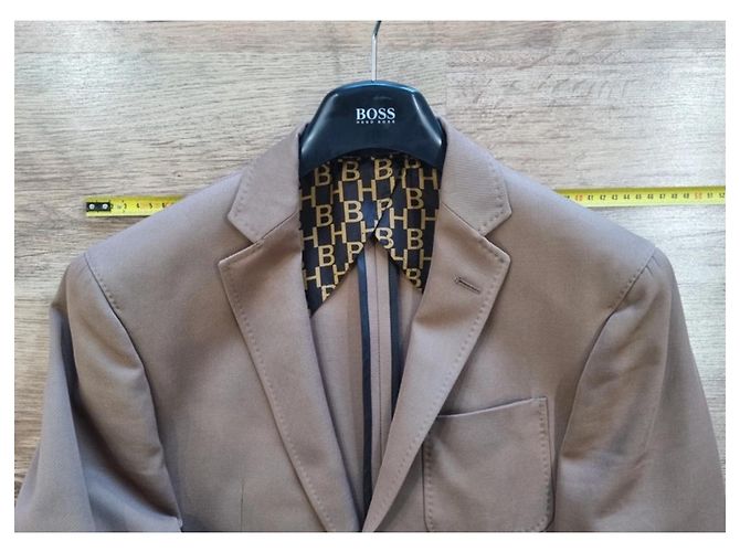 Blazer Hugo Boss FR 48 Neuauflage von BOSS BLACK Braun Beige - Ansicht 3
