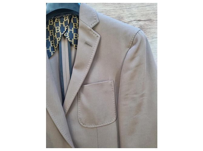 Blazer Hugo Boss FR 48 Neuauflage von BOSS BLACK Braun Beige - Ansicht 4