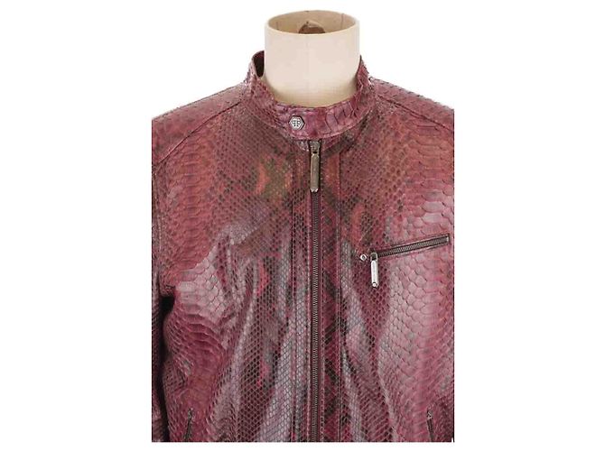 Philipp Plein Giacca bordeaux Bordò - vista 2