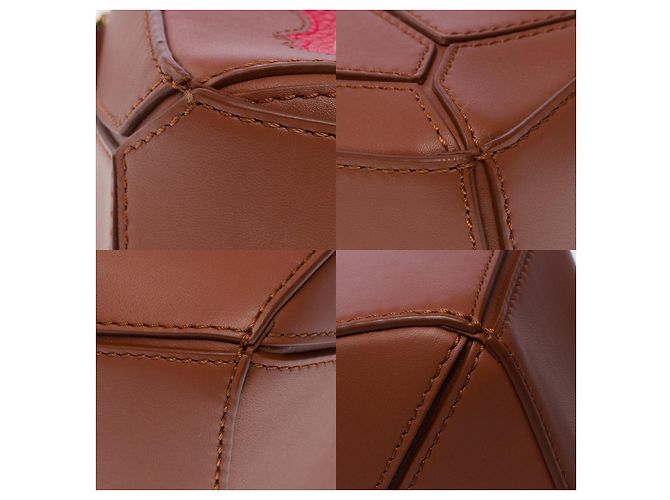 Borsa Puzzle LOEWE in Pelle Marrone - 101683 - vista 11