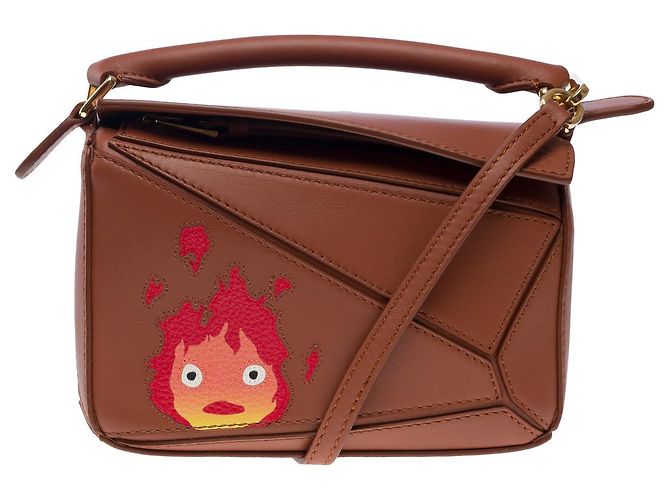 Borsa Puzzle LOEWE in Pelle Marrone - 101683 - vista 3