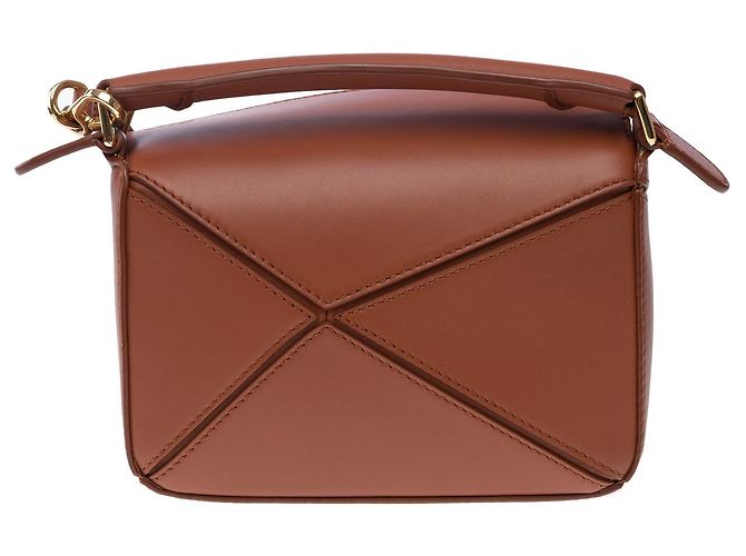 Borsa Puzzle LOEWE in Pelle Marrone - 101683 - vista 4
