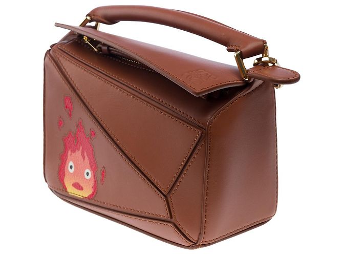 Borsa Puzzle LOEWE in Pelle Marrone - 101683 - vista 5