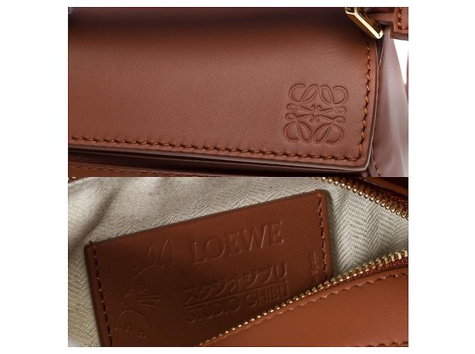 Borsa Puzzle LOEWE in Pelle Marrone - 101683 - vista 7