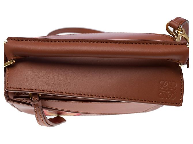 Borsa Puzzle LOEWE in Pelle Marrone - 101683 - vista 9