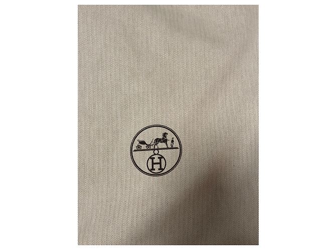 Haut à courroies Hermès Hermes haut a courroires 40 cm Grigio antracite - vista 10