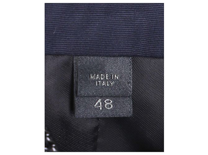 Burberry-Smokingjacke aus marineblauer Schurwolle - Ansicht 5