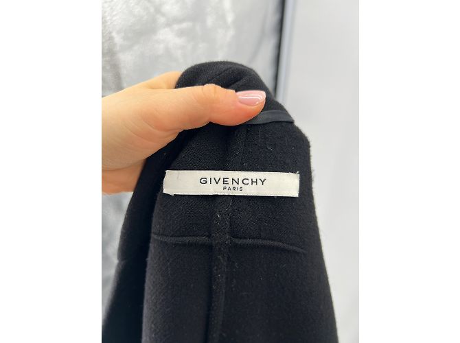Abrigos Givenchy T.FR 38 Lana Negro - vista 5