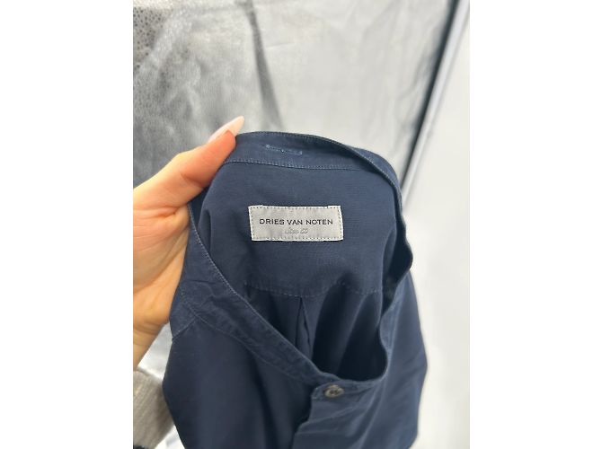 Polo Dries Van Noten T.IT 50 in cotone Blu navy - vista 6