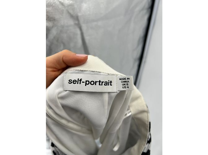Self portrait Self-Portrait Rock T.US 4 Polyester Weiß - Ansicht 5