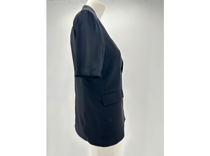 Autre Marque Non Signé / Unsigned jackets T.US 6 Polyester Black - view 4