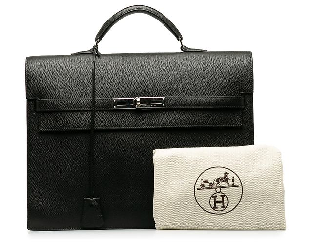 Hermès Hermes Black Epsom Kelly Depeche 36 Nero - vista 9