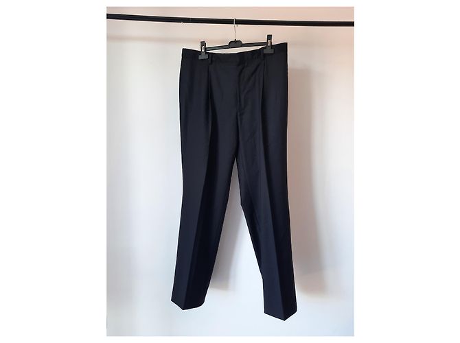 Gianni Versace Couture abito vintage da uomo in lana nero - vista 11