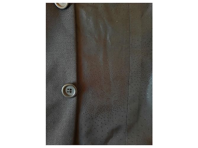 Gianni Versace Couture abito vintage da uomo in lana nero - vista 16