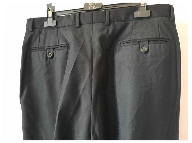 Gianni Versace Couture abito vintage da uomo in lana nero - vista 9