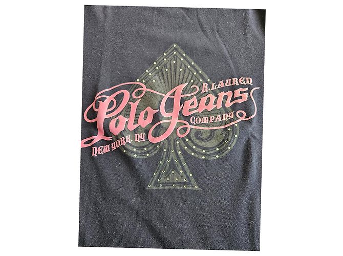 Camiseta de algodão estampada Polo Ralph Lauren Azul Marinho - vista 3