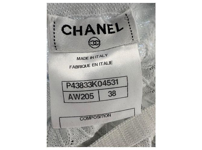 Chanel Strickkleid Hellblau Viskose - Ansicht 5