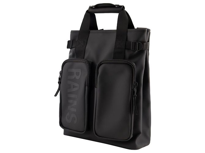 Mochila Texel - RAINS - Sintética - Negro - vista 2