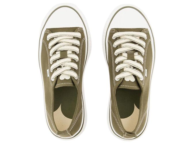 Ami bas 1980 Baskets - AMI Paris - Coton - Olive Foncé - vue 4