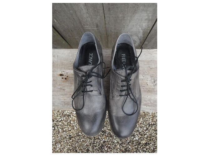 Scarpe Derby Free Lance Azev 4 in pelle grigia Grigio - vista 2
