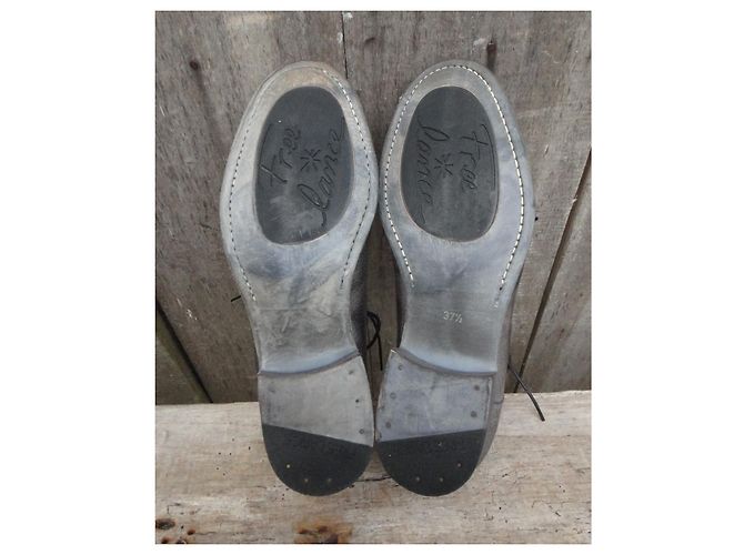 Scarpe Derby Free Lance Azev 4 in pelle grigia Grigio - vista 3