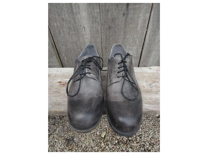 Scarpe Derby Free Lance Azev 4 in pelle grigia Grigio - vista 6