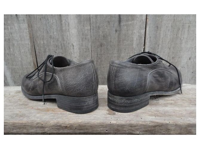 Scarpe Derby Free Lance Azev 4 in pelle grigia Grigio - vista 7