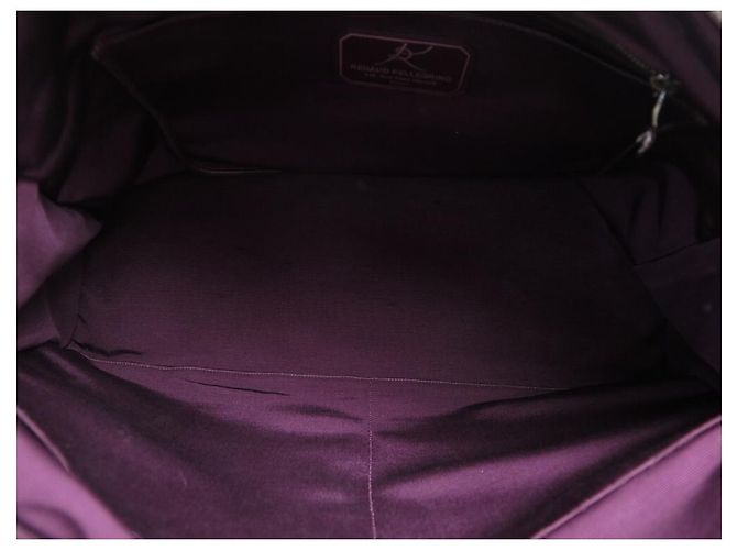 BORSA A MANO RENAUD PELLEGRINO 39BORSA A MANO CM PRUGNA IN VELLUTO E BORCHIE + BORCHIE - vista 6