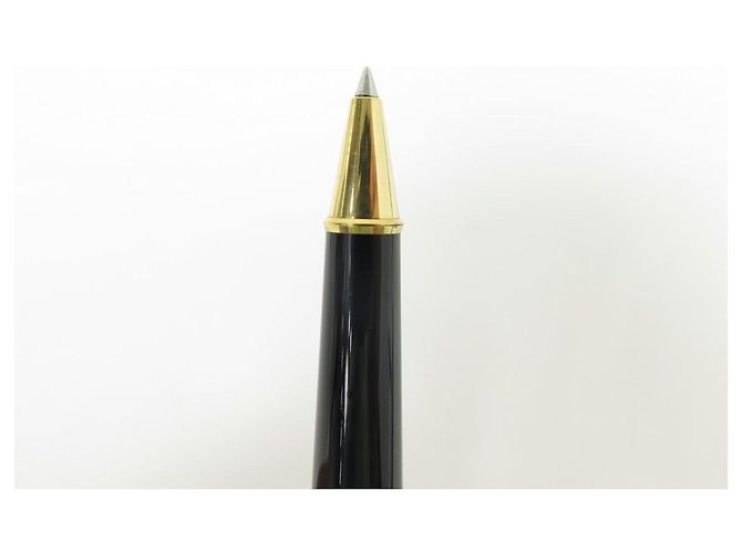PENNA MB MONTBLANC MEISTERSTUCK ROLLER CLASSIC IN RESINA ORO132457 Penna Nero - vista 2