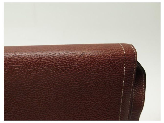VINTAGE LOEWE DOCUMENT HOLDER TOWEL BAG IN CAMEL SEEDED LEATHER BRIEFCASE - view 10