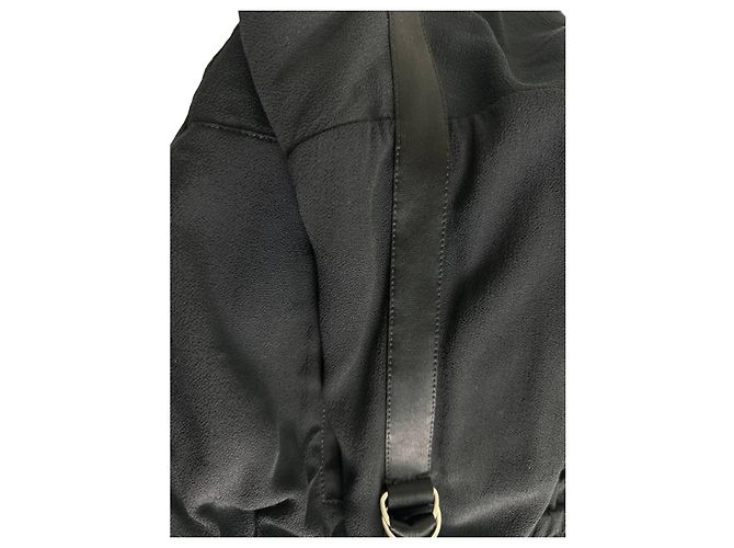Giacca bomber Helmut Lang nera in rayon Nero - vista 10
