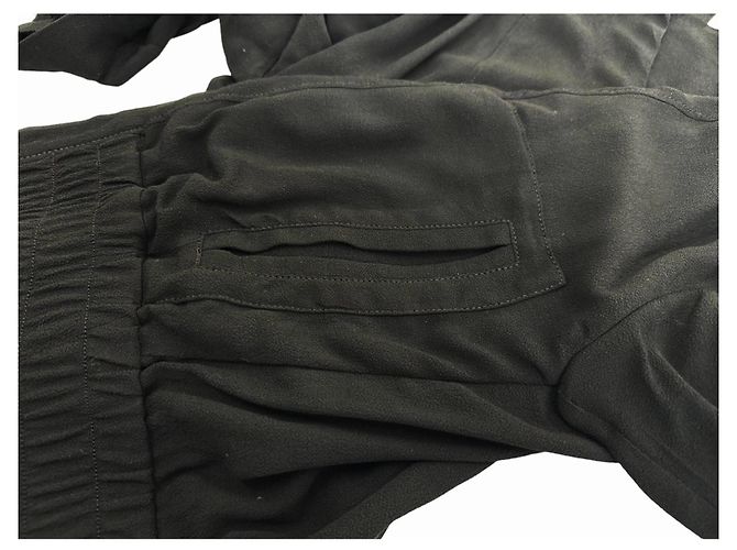 Giacca bomber Helmut Lang nera in rayon Nero - vista 7