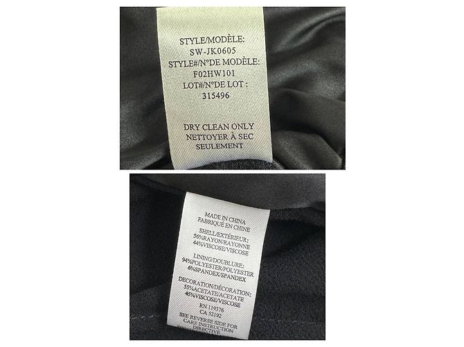 Giacca bomber Helmut Lang nera in rayon Nero - vista 9