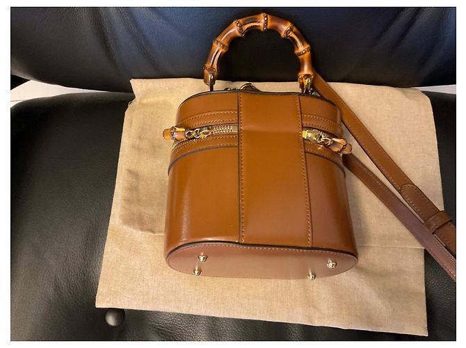 BORSA A TRACOLLA GUCCI PICCOLA Cognac - vista 2
