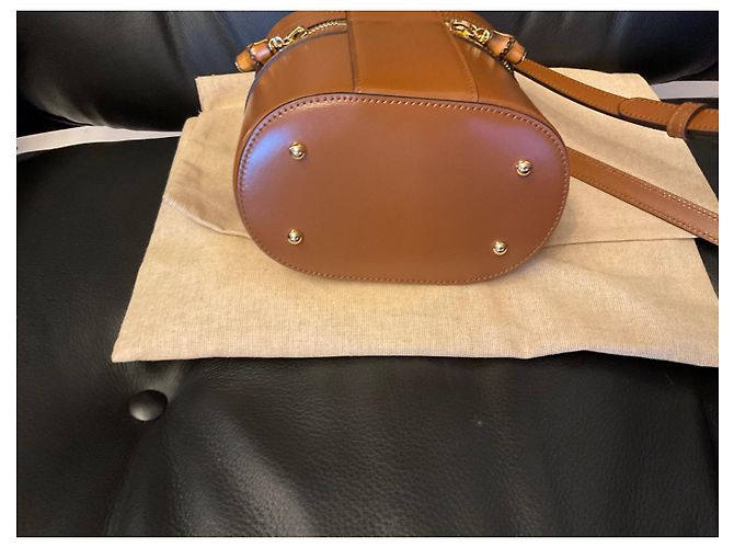 BORSA A TRACOLLA GUCCI PICCOLA Cognac - vista 3