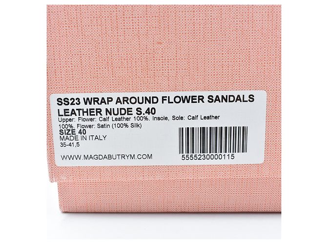 Sandali Magda Butrym in pelle beige - vista 9