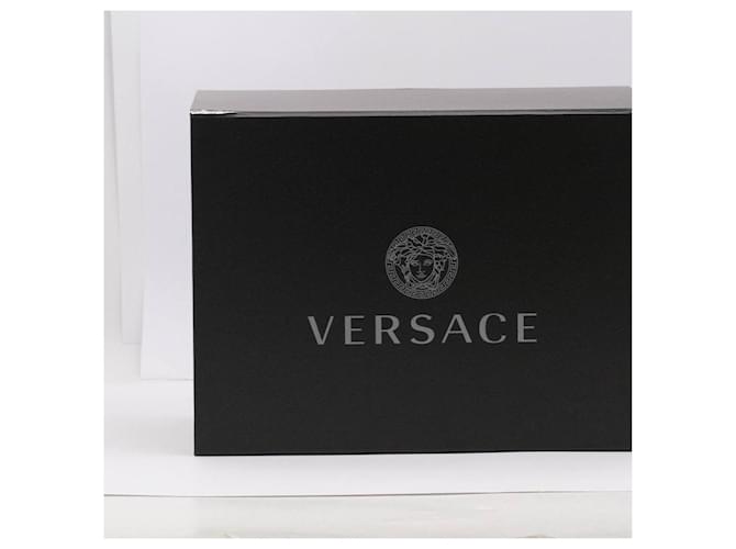 Borsa a tracolla VERSACE Hobo Small Repeat Nero Argento - vista 11