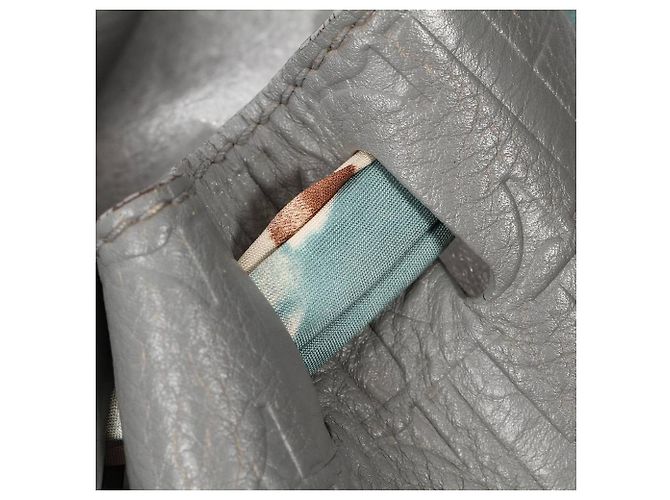 Borsa Carolina Herrera grigia con fazzoletto Grigio - vista 10