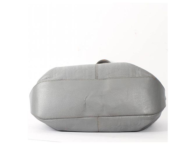 Borsa Carolina Herrera grigia con fazzoletto Grigio - vista 5