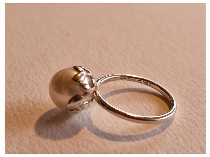 Tiffany & Co Olive Leaf di Paloma Picasso in argento e perla - vista 11