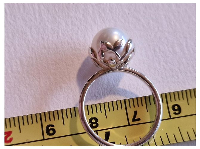 Tiffany & Co Olive Leaf di Paloma Picasso in argento e perla - vista 8