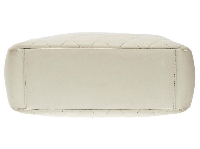 CHANEL Petite Einkaufstasche aus beigem Leder - 101699 - Ansicht 11