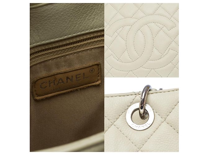 CHANEL Petite Einkaufstasche aus beigem Leder - 101699 - Ansicht 7
