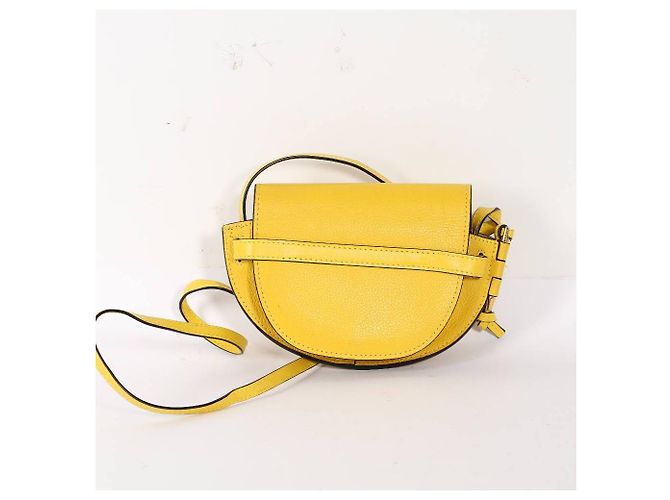 Borsa Loewe Gate in pelle gialla Giallo - vista 4